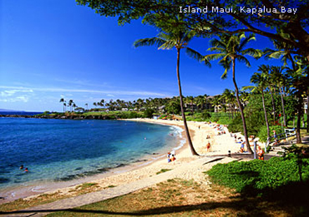 Havajské ostrovy, ostrov Maui, pláž