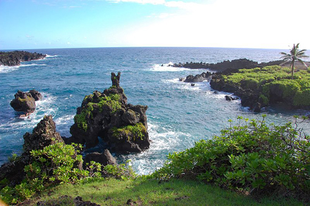 Havajské ostrovy, ostrov Havaj, Waianapanapa Park